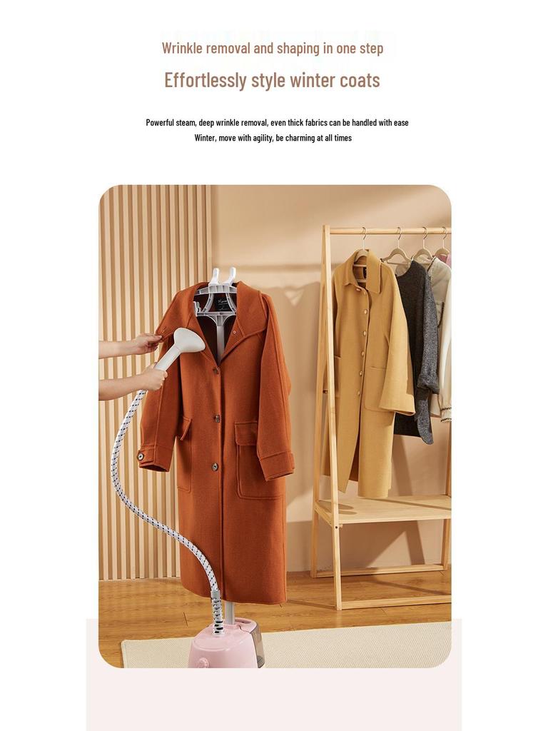Vertical Steam Garment Steamer - Handheld Electric Iron for Clothes