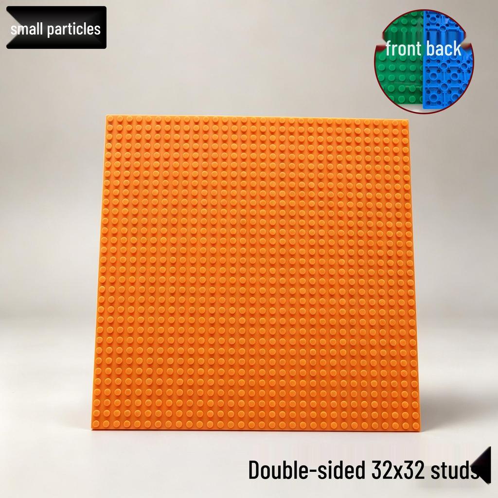 Double-Sided 32x32 Stud Baseplate Compatible with LEGO Building Sets