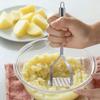 Küchenhelfer Edelstahl Kartoffelstampfer Handheld Haushalt Kartoffelpresse Rostfrei Aufhängbar Kartoffelzerkleinerer Kochen