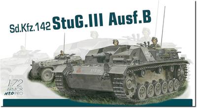 Platts Dragon WW2 German StuG III Type B NEO Truck Included Plastic Model DR7636 1/72 (tank)