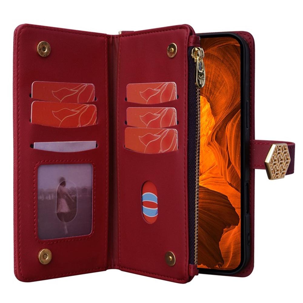 For Realme C71 4G Case Cross Texture PU Leather + TPU Wallet Phone Cover with Strap