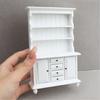 Miniature Wooden Cabinet Model For Dollhouses Accessories DIY Craft Project Bedroom Living Room Tiny House Scene Decoration