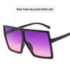 Stylowe Damskie Okulary Przeciwsłoneczne w Kwadratowej Oprawce z Metalowymi Zawiasami - Modny Europejski i Amerykański Design