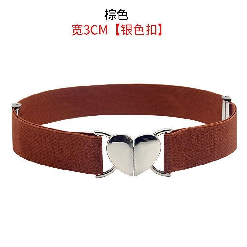 Contemporary Womens Elastic Waist Band With Smooth Buckle Fashionable Design For Occasion Every