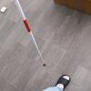 Adjustable Height Blind Walking Stick Aluminum Zinc Zinc Alloy Hiking Trekking Pole Folding Cane  Outdoor