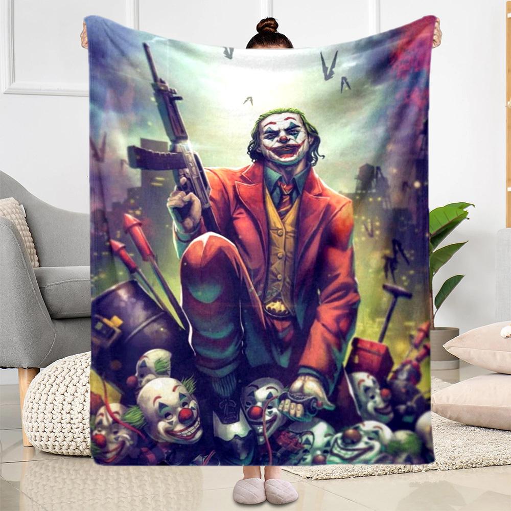 The Joker's Chaos Blanket Suitable for sofas,travel, living rooms also a good gift for friends and family Suitable for all seasons.
