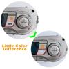 BBBI7 For Ford Focus Button Sticker for Ford Focus 2 MK2 Accessories Silver Vinyl Climate Repair Decals for MK1 MK III Air Dashboard