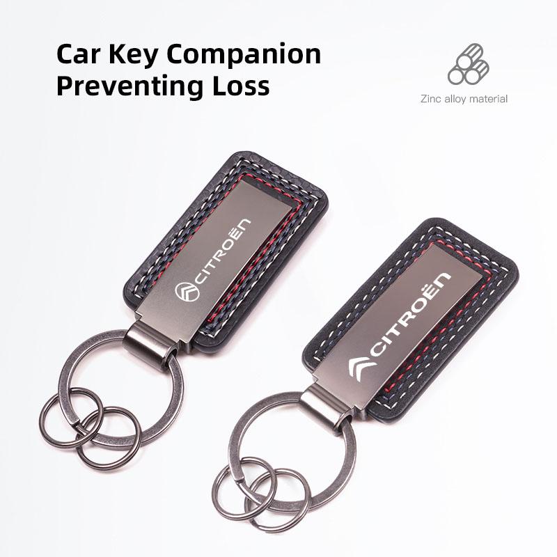 Citroen Logo Zinc Alloy Key Chain Car Personalized Keychain For C8 DS3 C6 C3 Vts C4 Saxo C4L C5 C2 C1 Xsara C3-XR Picasso Cactus