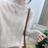Base Layer Sweater Loose Half Turtleneck Knitted Sweater for Women Casual Long-sleeved Pullover for Autumn and Winter