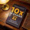 10x Este Mai Ușor Decât 2x Broșură Cartonată Engleză Ghid de Carte pentru Creșterea Antreprenorială Eficiența Afacerii Dezvoltare Personală
