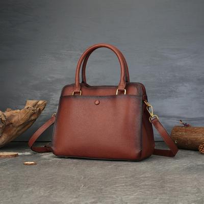 Echte Leder Damen Tasche Große Kapazität Büro Pendeln Handtasche Hochwertig Vielseitig Umhängetasche Tote Bag