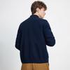 Men's Navigare Stand Collar Knitted Cardigan Jacket