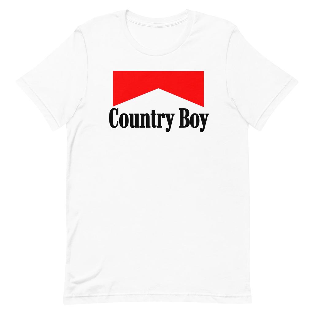 Country Boy Western Outlaw Cowboy Graphic Tee Shirt Unisex 100% Cotton T-shirt Mens Tees Top