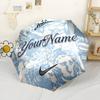 Fc Zenit Customize Your Name Umbrella Outdoor Automatic Umbrella Compact 8-Rib Lightweight Sturdy Construction All-Season Travel Elegant
