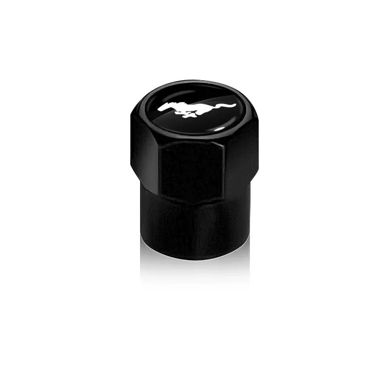 Car Sticker For Ford 4PCS Metal Car Wheel Tire Valve Air Stem Cap Car Accessories for Ford Focus 2 Mk3 F150 Mondeo C-Max Fusion