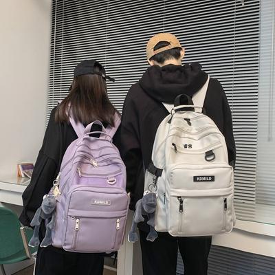 Schoolbag Male Korean Version Harajuku Female High School College Student Versatile Large Capacity Multi-layer Backpack