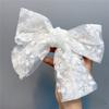Cute Romantic Big Bowknot Hair Clip Lace Floral Butterfly Hair Pin Japanese Style Hair Accessories for Women Jewelry for Hair
