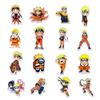 Naruto Anime Cartoon Kawaii  Sticker Phone Case Laptop Ledger Suitcase DIY Decorative Waterproof Stickers Kid Toy Gift 50PCS