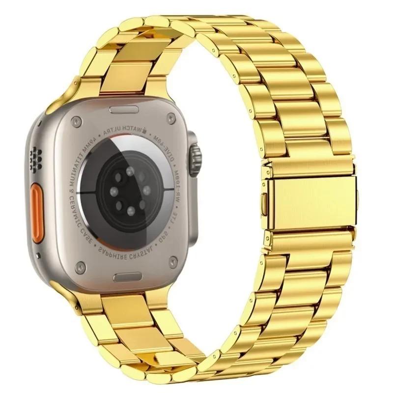 Stainless Steel Strap for Apple Watch Ultra 2 49mm Band 44mm 42mm 46mm 41mm 45mm 44 Mm Bracelet IWatch Series 10 9 8 7 SE 6 5 4