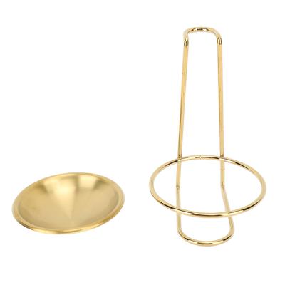 Vertical Soup Ladle Holder Spoon Rest Stainless Steel Easy Access Cooking Utensils Stand for Kitchen Cookware Hot Pot