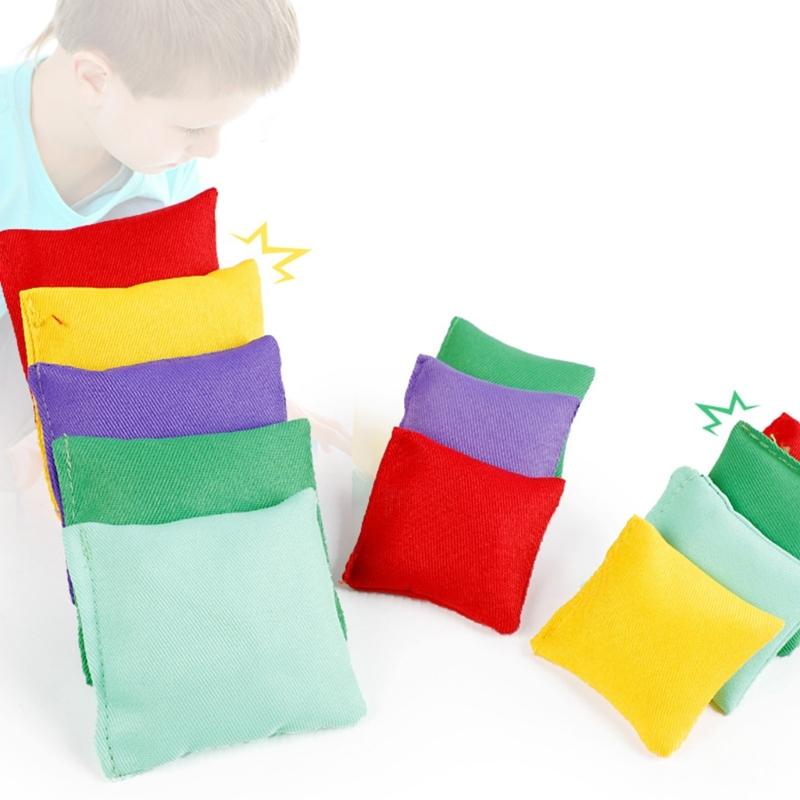 Interaktives Wurfspiel Spielzeugbeutel für Kinder zur Förderung der motorischen Fähigkeiten zur Koordinationsentwicklung Set mit 10