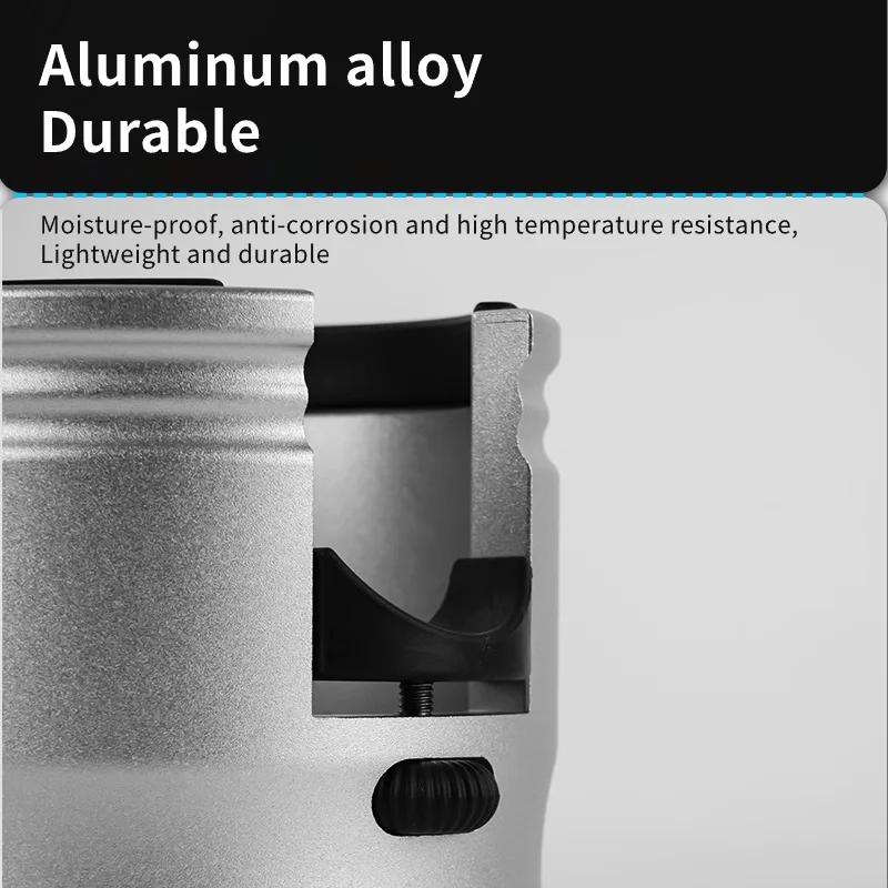 Coffee Portafilter Holder Espresso Tamper Stand Base Adjustable Aluminum Coffee Handle Tamper For 51/53/58mm Portafilters Tools