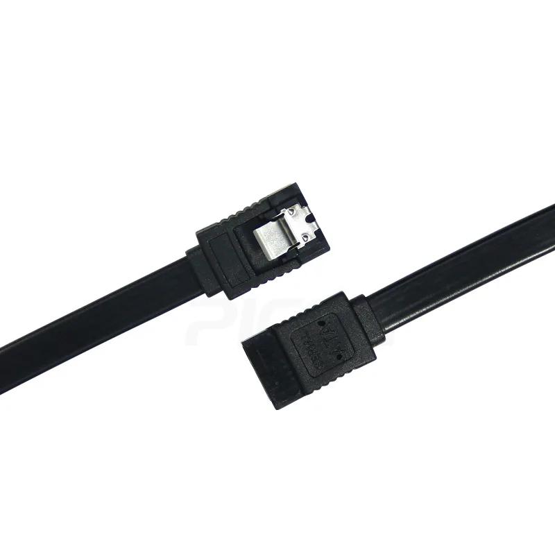1pc 40cm Hard Disk Line SATA 3.0 RAID Data HDD Hard Drive Disk Signal Cables Black High Speed SATA Data Cable