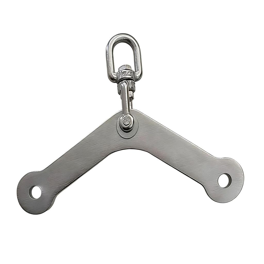 Cable Machine Attachment Fitness Equipment Pull Down Accessory Muscle Building Stainless Steel