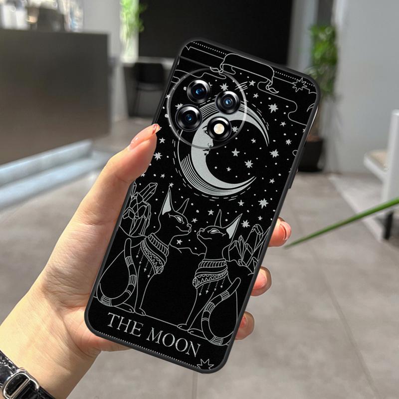 Moon Tarot Witch Cat Case For OnePlus Nord CE 5 2 3 4 Lite N20 N30 OnePlus 15 13 12 R 11 10 9 Pro 8T 10T 10R Cover