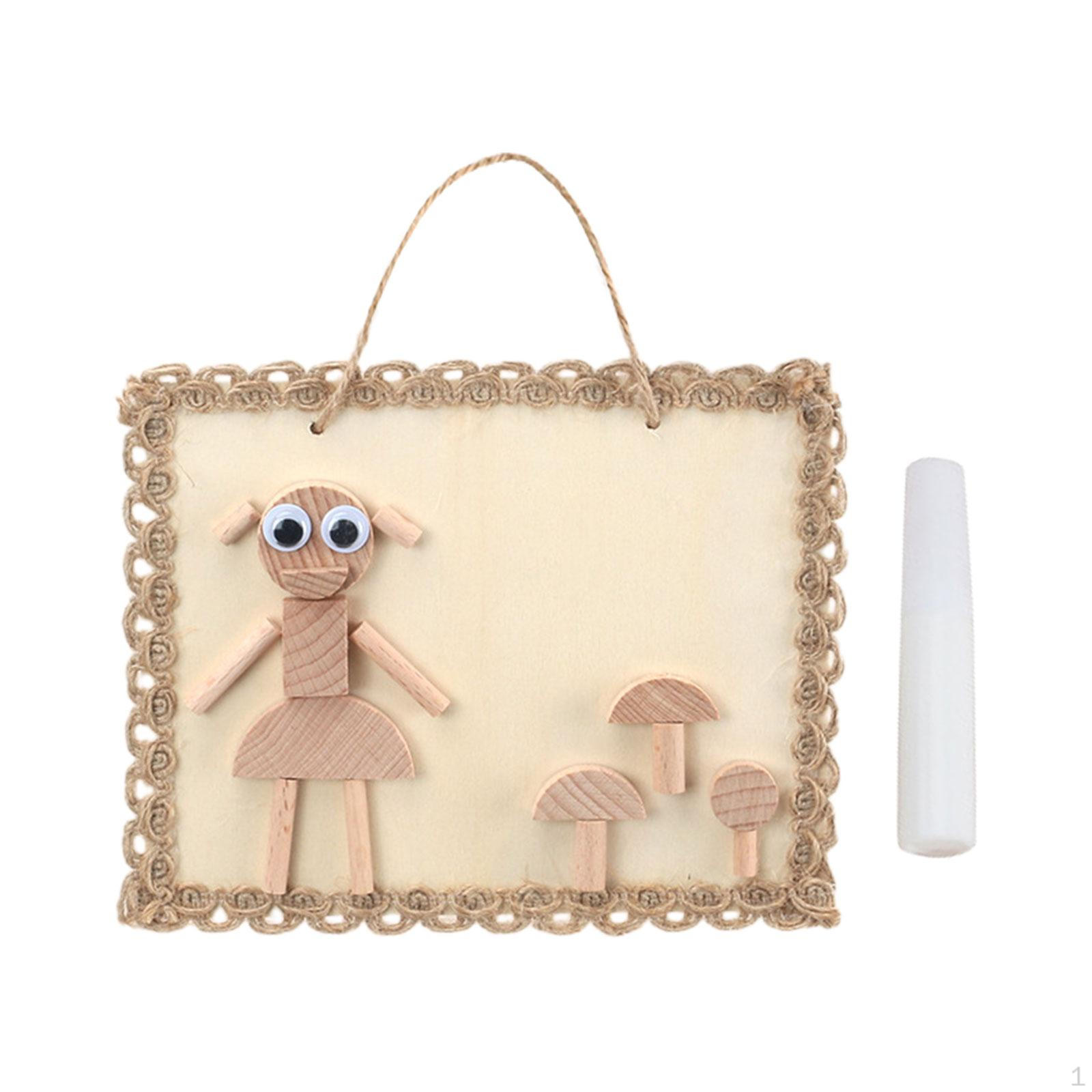 3D Animal Puzzle Board Wood Painting Crafts Assembly Learning Preschool Fine Motor Skills DIY girl