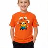 Minions Print Children Boys T-Shirt Skin Friendly Comfort Short Sleeve Tops Boys Girls Casual Birthday Gift Outfit