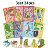 1-6 set Sticker Italiani Brainrot Tung Tung Sahur Telalaero Telala Squalo Sticker Divertenti Fai una Faccia Gioco Interattivo Regalo di Compleanno