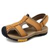 Fashion Summer Men's Sandals Leather Slippers Casual Sports Fashion Non-slip Men's Travel Shoes Outdoor Beach Shoes New 2024 Large Size