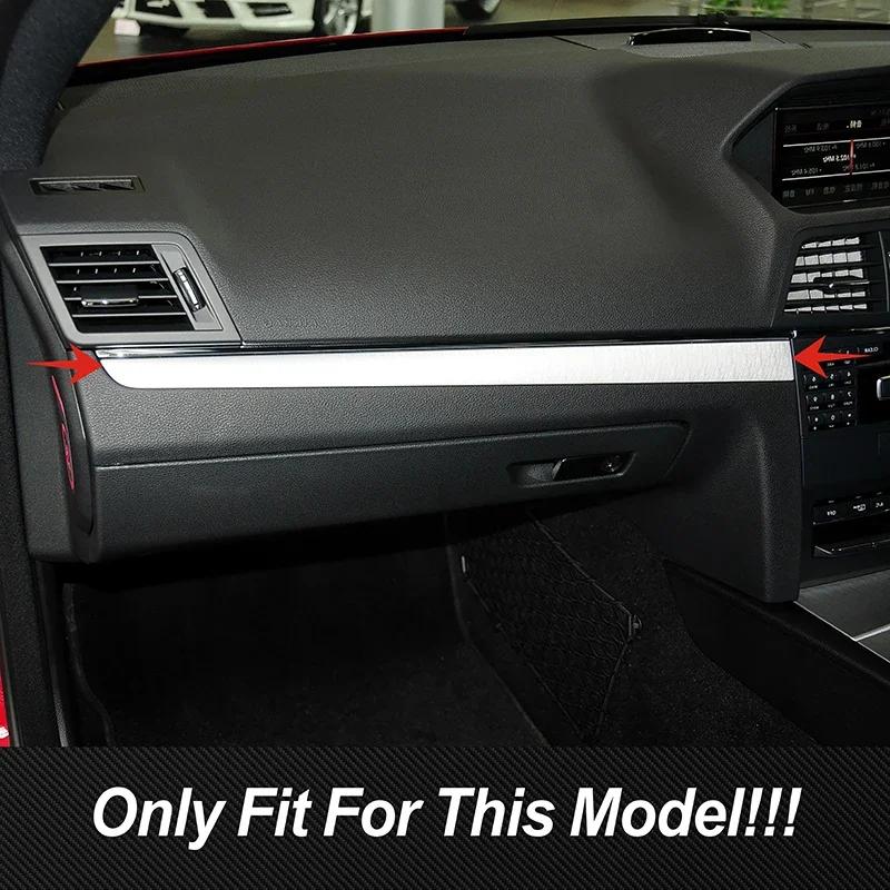 Hot Interior Mouldings RHD Car For Mercedes Benz E Class Coupe W207 C207 2009-2016 Dashboard Panel Trim Strips Decoration Sticke