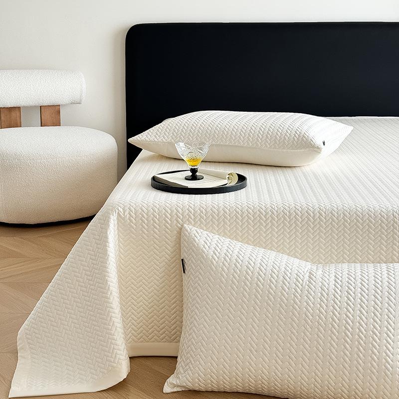 Summer Tencel Quilted Bedspread: Soft, Cool, High-End Lyocell Fiber Bedding Set