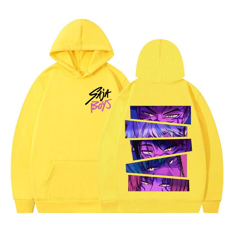 Kpop Lovci démonů Saja Boys Filmová mikina Pánská Dámská Módní oblečení Pulovr Dlouhý rukáv Volná Ležérní Harajuku Mikina Módní