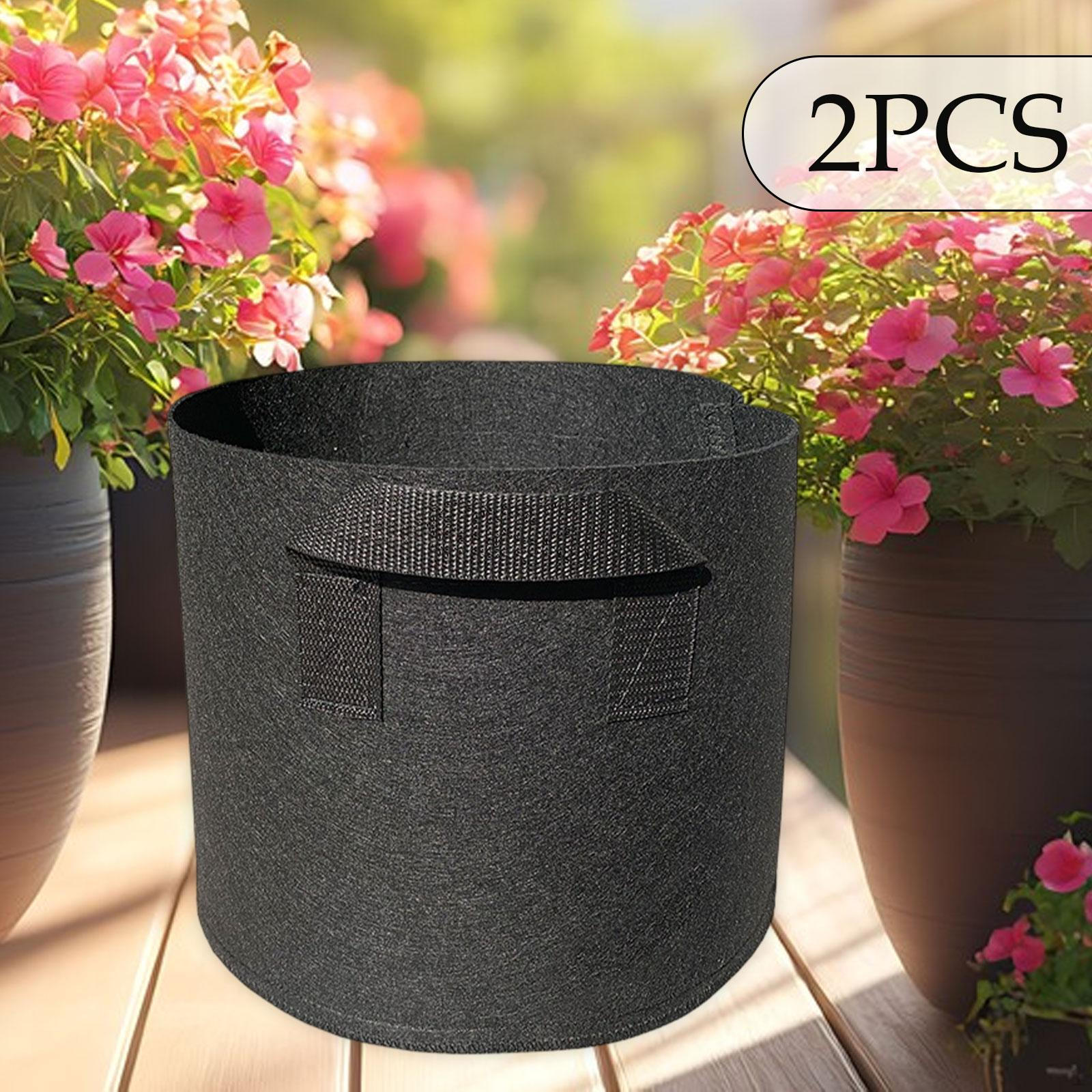 

2 шт. мешков для выращивания, картофельные сеялки, утолщенные нетканые ткани, горшки для растений на открытом воздухе,