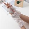 Zarte Hohlspitze Armstulpen Handhandschuhe Dekoration Weiche Bequeme Handgelenkstulpen Ärmel Für Lässige und Formelle Anlässe