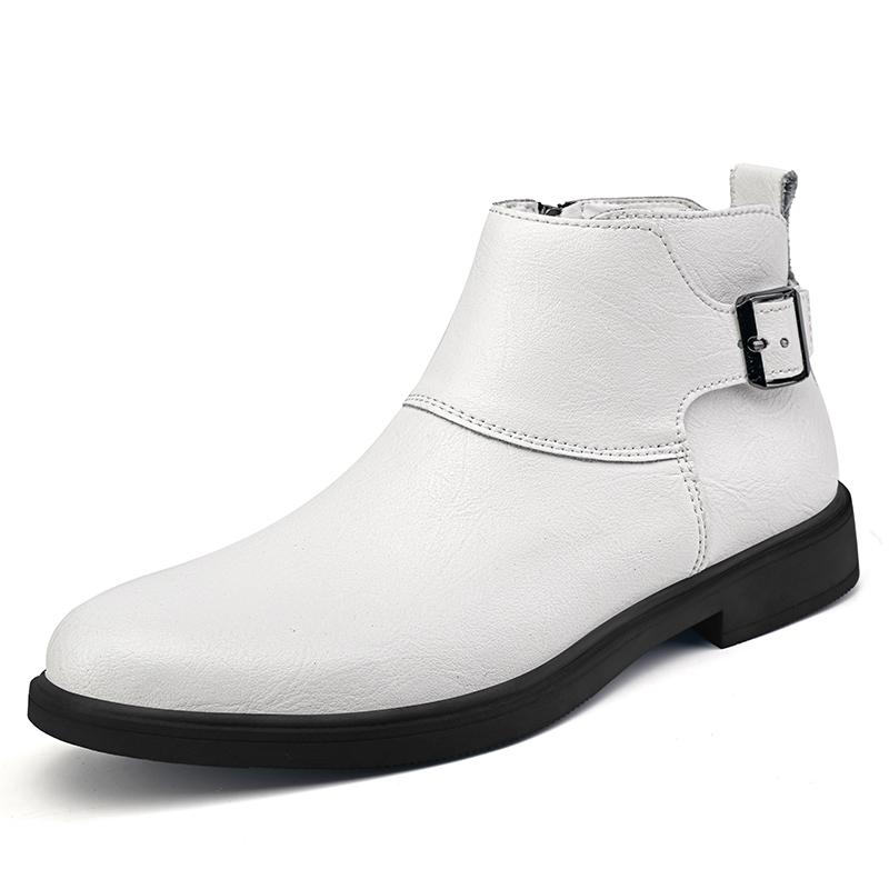 Hot Selling Men's Chelsea Boots Europe America Street Fashion Men's High Top Shoes Winter Suede Ankle Boots Big Size  37-48
