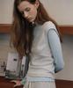 Kwinseulaebis Verveine Shirring V-Neck Sleeveless Top