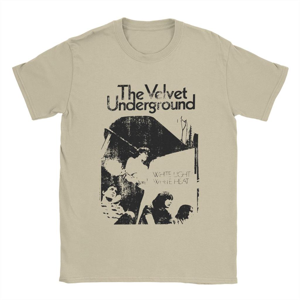 Casual The Velvet Underground T-Shirts Men Crew Neck Pure Cotton T Shirt Short Sleeve Tees Gift Idea Tops