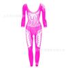 Underwear Stockings Lace Perspective Jacquard Net Socks Neck Lace Long-sleeved One-piece Stockings