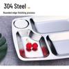 304 Stainless Steel Divided Lunch Trays