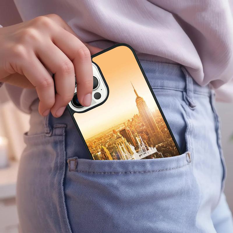 New York City Phone Case For iPhone 17 Air 15 16e 14 13 Pro Max Coque 12 11 Pro Max PLUS cover