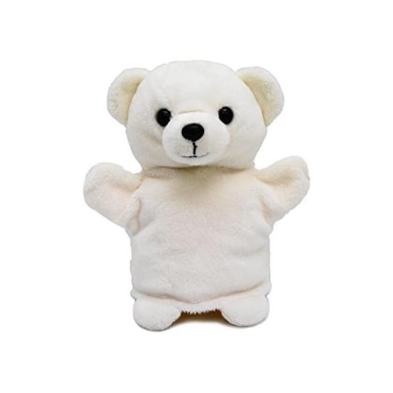 Мягкая кукла-марионетка Aurora World Белый медведь