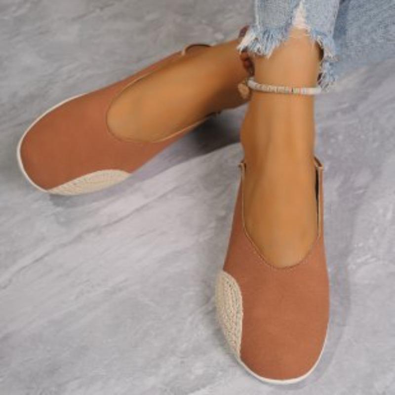 Spring and Autumn New Flat Heel Single Shoes Doudou Shoes Round Head One Pedal Soft Sole Breathable Lazy Shoes Women