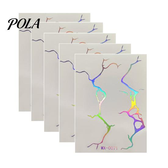 5 Sheets Holographic Lightning Tattoos, Waterproof Flash Temporary Stickers, Full Color Body Art for Festival Party Sale Goods