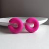 1Pair Sweet Cool Candy Ear Clip For Women Texture Colorful No Pierced Ear Cuff Female Party Daily Jewelry