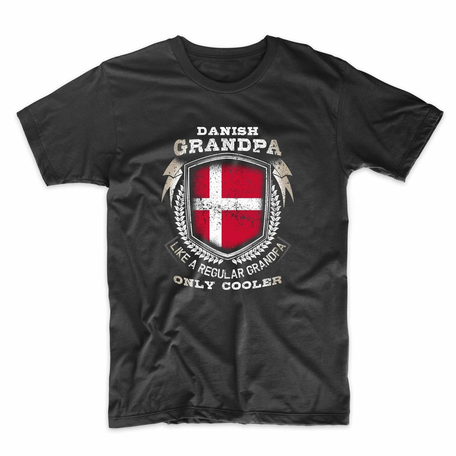 Danish Grandpa Like A Regular Grandpa Only Cooler Funny T-Shirt S