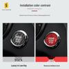 Real Carbon Fiber One-Button Start Ignition Sticker for BMW, Mercedes-Benz, VW, Toyota, Nissan, Honda, Suzuki